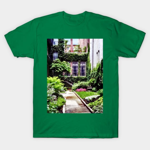 Boston MA - Hidden Garden T-Shirt by SusanSavad